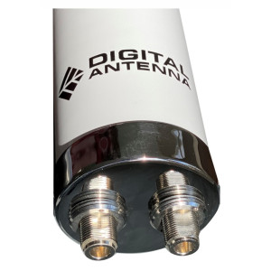 Digital Antenna 1742-MIMO Omnidirectional antenna, 695-3000 MHz,white, L-bracket with U-bolts